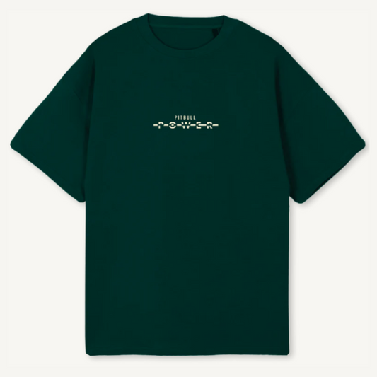 Forest Green 'PP' Oversized Tee