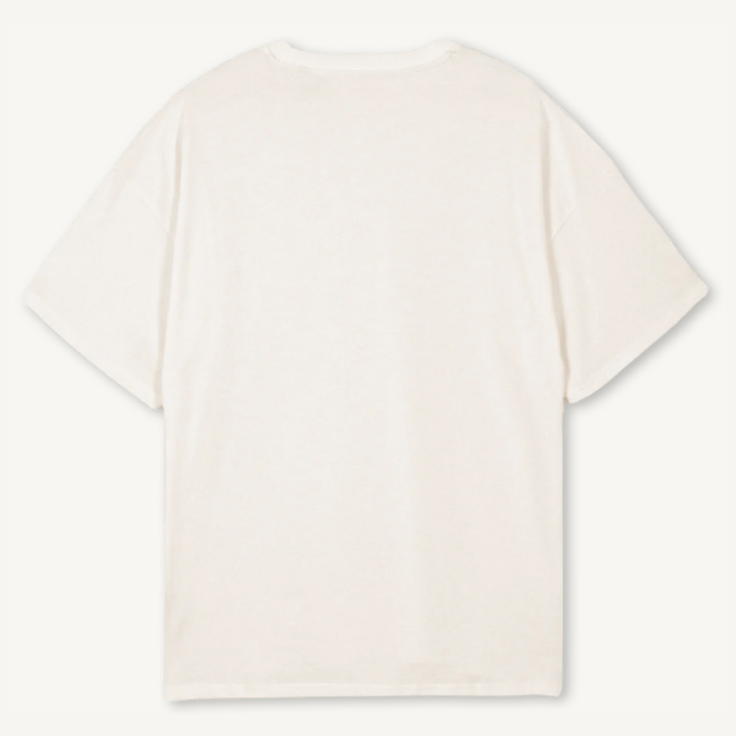 Vintage White 'LFTF' Oversized Tee
