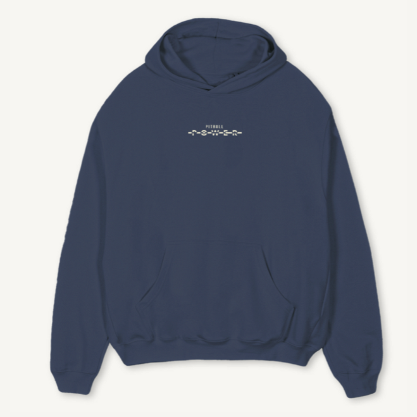 Navy 'PP' Oversized Hoodie